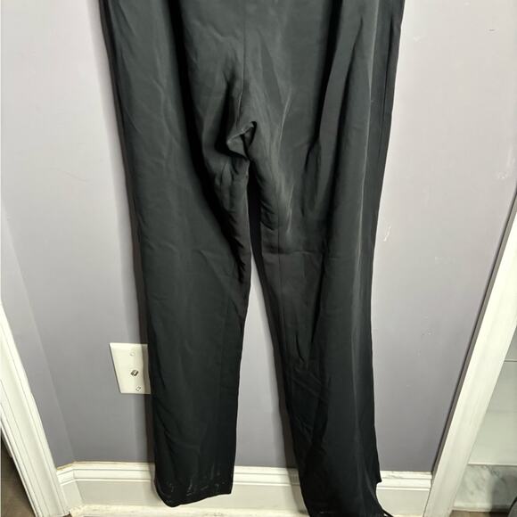 Lita Black Jumpsuit With Front Cutout & Bow Size Small - Picture 3 of 7